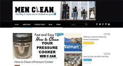 Desktop Screenshot of menclean.com